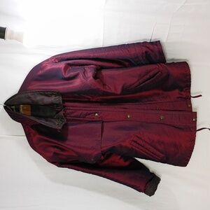 COAT, Women's Deep Red Lightweight Jacket
